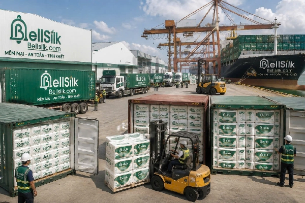 BELL SILK TỪ NHÀ MÁY VIỆT NAM VƯƠN RA THỊ TRƯỜNG QUỐC TẾ