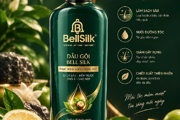 DẦU GỘI BELL SILK SIÊU SẠCH