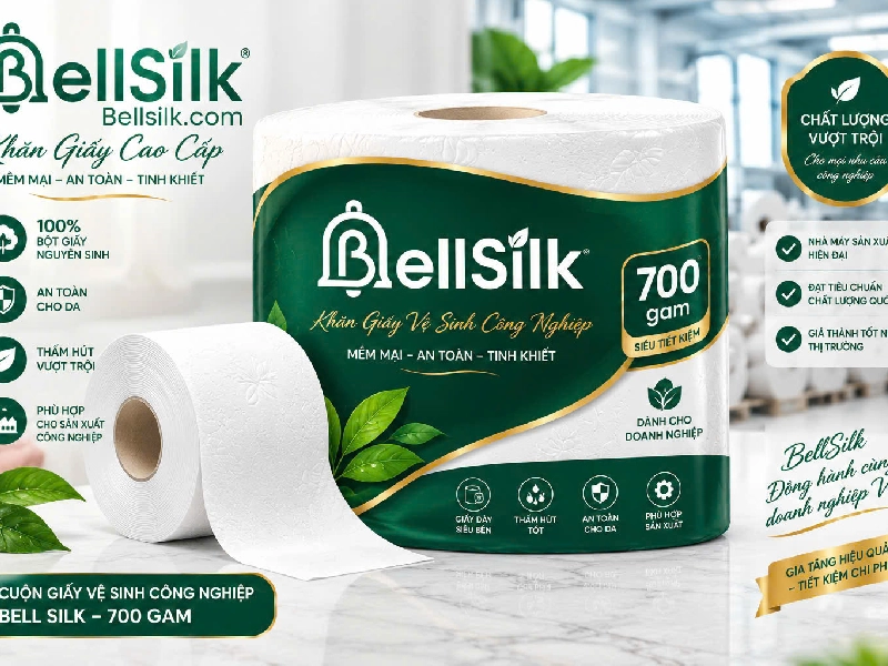BELL SILK GIẤY VỆ SINH CÔNG NGHIỆP CAO CẤP