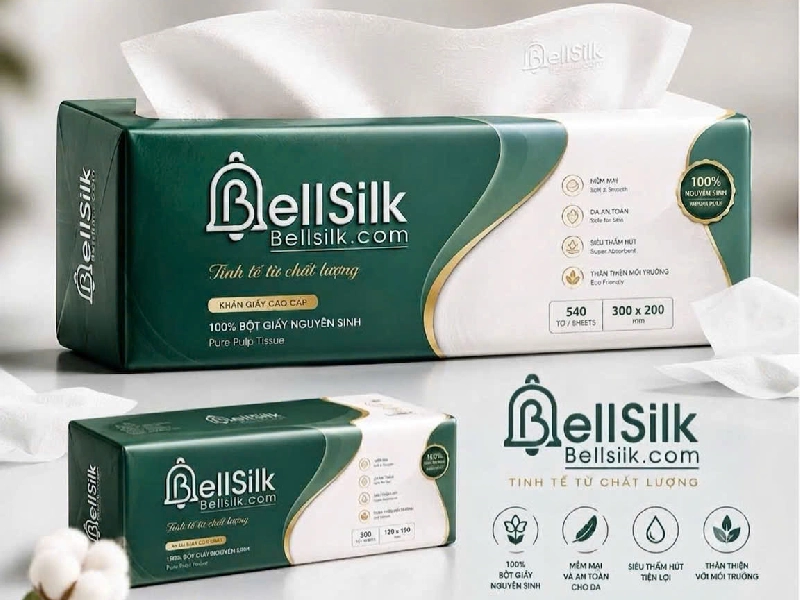 BELL SILK GIẤY RÚT TO 540 TỜ