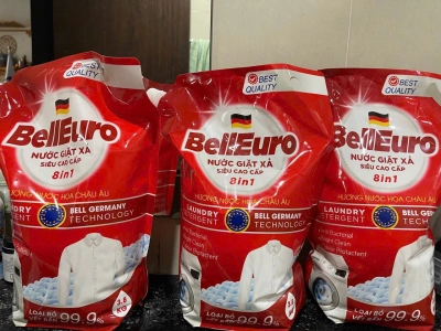 Nước Giặt Xả Bell Euro Siêu Cao Cấp Hương Nước Hoa Hạnh Phúc Công Nghệ Sinh Học
